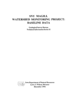 Sny Magill Watershed Monitoring Project: baseline data