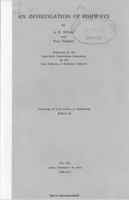 An investigation of fishways