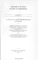 A study of the permeability of sand