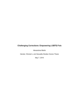 Challenging Corrections: Empowering LGBTQ Folx