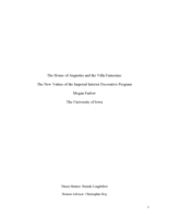 The House of Augustus and the Villa Farnesina: The New Values of the Imperial Decorative Program