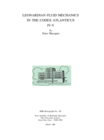 Leonardian fluid mechanics in the Codex Atlanticus IV-V