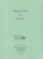 "Libro dell’acqua" VII