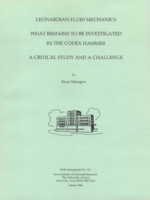 Leonardian fluid mechanics : what remains to be investigated in the Codex Hammer: a critical study and a challenge