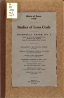 Studies of Iowa Coals