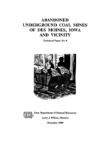 Abandoned underground coal mines of Des Moines, Iowa and vicinity