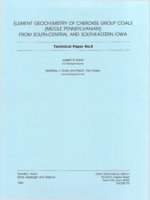 Element geochemistry of Cherokee Group coals (Middle Pennsylanian) from south-central and southeastern Iowa