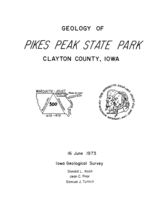 Geology of Pikes Peak State Park, Clayton County, Iowa