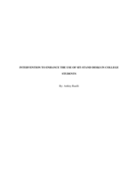 Intervention to Enhance the Use of Sit-Stand Desks in College Students