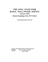 The Iowa state-wide rural well-water survey: October 1990, repeat sampling of the 10% subset
