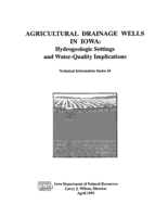 Agricultural drainage wells in Iowa: hydrogeologic settings and water-quality implications