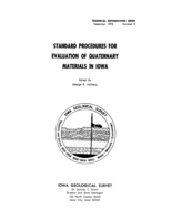 Standard procedures for evaluation of Quaternary materials in Iowa