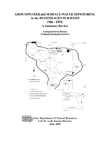 Groundwater and surface-water monitoring in the Bugenhagen sub-basin, 1986-1995: a summary review
