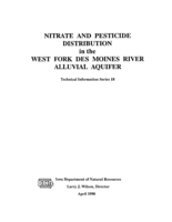 Nitrate and pesticide distribution in the West Fork Des Moines River alluvial aquifer