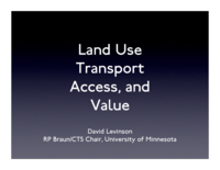 The Co-Evolution of Transport and Land Use