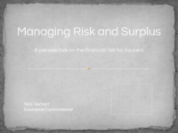 Challenges to our Economy from Insurance Industry Managing Additional Risk