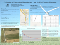 Evaluation of University of Iowa-Owned Land for Wind Turbine Placement