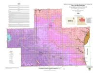 Bedrock geology of the quadrangles containing the Yellow River Basin, Allamakee, Clayton, Fayette, and Winneshiek counties, Iowa