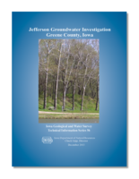Jefferson groundwater investigation Greene County, Iowa
