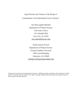 Legal Systems and Variance in the Design of Commitments to the International Court of Justice