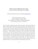 Politics, Governance, and Zigzags of the “Power Vertical”: Toward a Framework for Analysis of Russia's Local Regimes