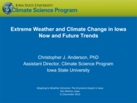 Changes in Severe Weather Patterns, Economic Impacts