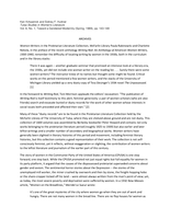 Women Writers in the Proletarian Literature Collection