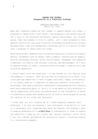 The Care of Things: Perspective on a Practical Problem