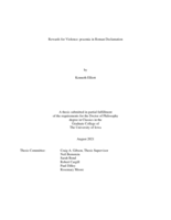 Rewards for violence: praemia in Roman declamation