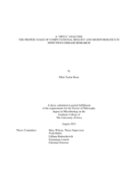 A “meta” analysis: the proper usage of computational biology and bioinformatics in infectious disease research
