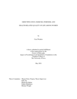 Objectification, exercise, feminism, and health-related quality of life among women