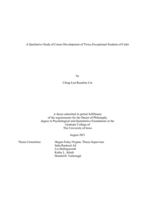 A qualitative study of career development of twice-exceptional students of color