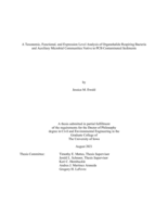 A taxonomic, functional, and expression level analysis of organohalide respiring bacteria and auxiliary microbial communities native to PCB contaminated sediments