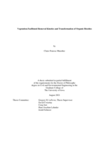 Vegetation-facilitated removal kinetics and transformation of organic biocides