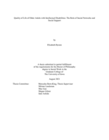Quality of life of older adults with intellectual disabilities: the role of social networks and social support