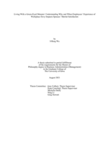 Living with a green-eyed monster: understanding why and when employees’ experience of workplace envy impacts spouses’ marital satisfaction