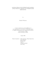 Random fields and interest-rate models: applications to pricing of interest-rate derivatives