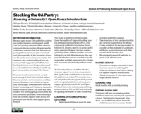 Stocking the OA Pantry: Assessing a University's Open Access Infrastructure