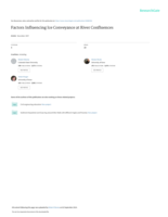 Factors influencing ice conveyance at river confluences