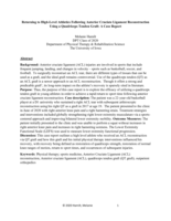 Returning to High-Level Athletics Following Anterior Cruciate Ligament Reconstruction Using a Quadriceps Tendon Graft: A Case Report