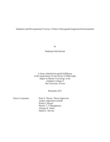 Inhalation and developmental toxicity of select chalcogenide engineered nanomaterials