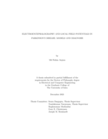 Electroencephalography and local field potentials in Parkinson's disease: models and diagnosis
