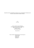 Politics of old-age pension coverage: old-age pension coverage and political behavior of senior citizens