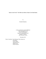 “Queers in the front”: the ethics and affects of queer-led social justice