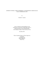Support systems, campus experience, and resilience among Black male undergraduates