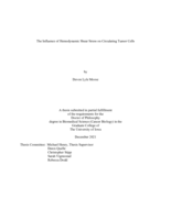 The influence of hemodynamic shear stress on circulating tumor cells