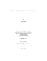Development of In vitro and In vivo systems to minimize scarring