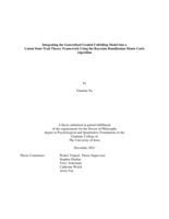 Integrating the generalized graded unfolding model into a latent state-trait theory framework using the Bayesian Hamiltonian Monte Carlo Algorithm