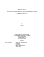 The Money deluge: the great credit expansion and the state-society relations in Manchuria, 1905 to 1932