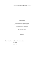 A new translation of Peter Weiss's The insurance